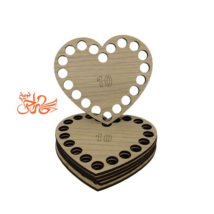 کفی تریکو قلب سایز 10