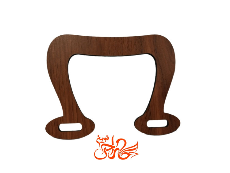 دسته کیف چوبی دو عددی ضخامت ۶ میلیمتر کد 505